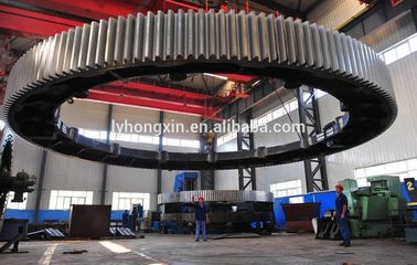 Casted forge Rotary Kiln tyre 4000- 6000mm Forging Large Ring Gear